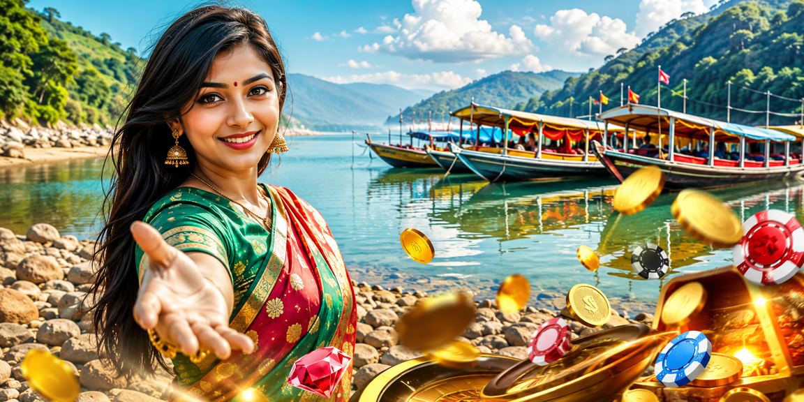 A Bangladeshi model exploring the kb8 deposit bonus offer in Sylhet